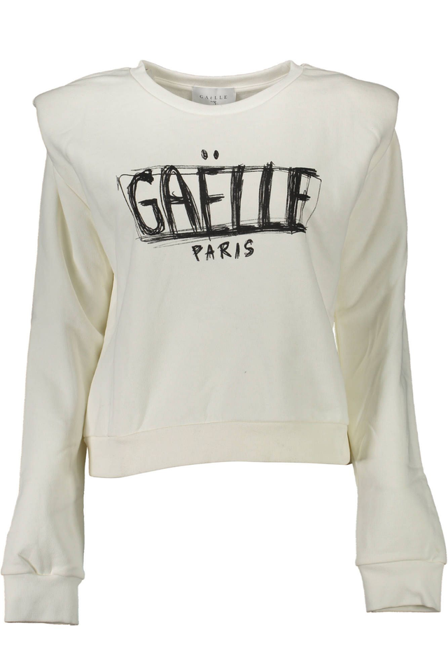 GAELLE PARIS FELPA SENZA ZIP DONNA BIANCO