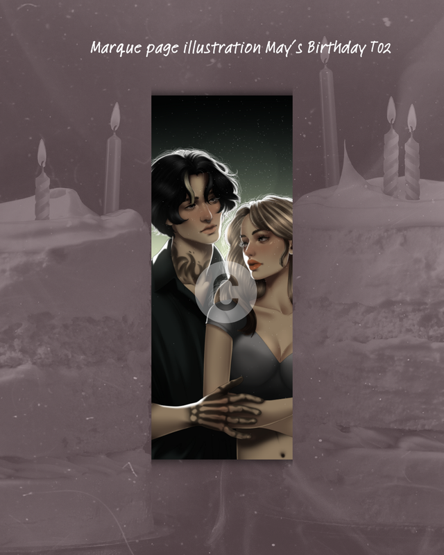 Marque-page illustration (May&#039;s Birthday T02) 