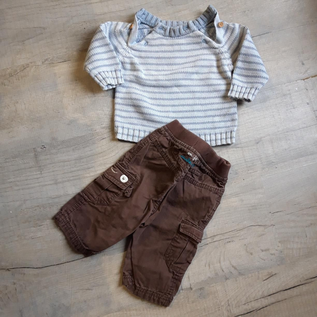 Ensemble pull et pantalon velours 