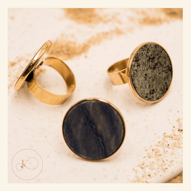 Bague Bohême Chic, Pierre Malachite