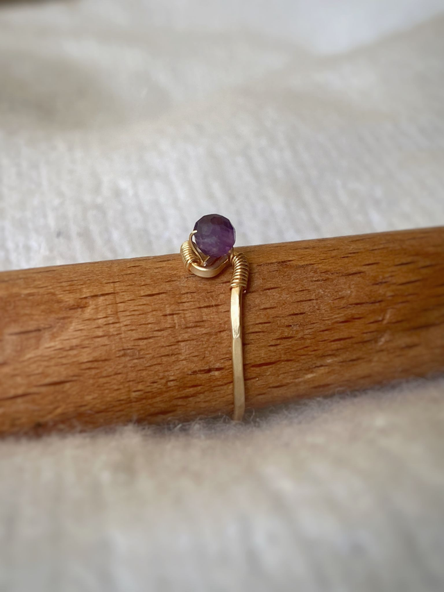 Bague Mila en Améthyste