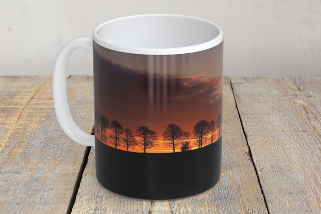 “Trees at Sunrise” Mug  
