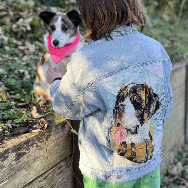 Veste en jean "Saint-Bernard" (Taille XS)