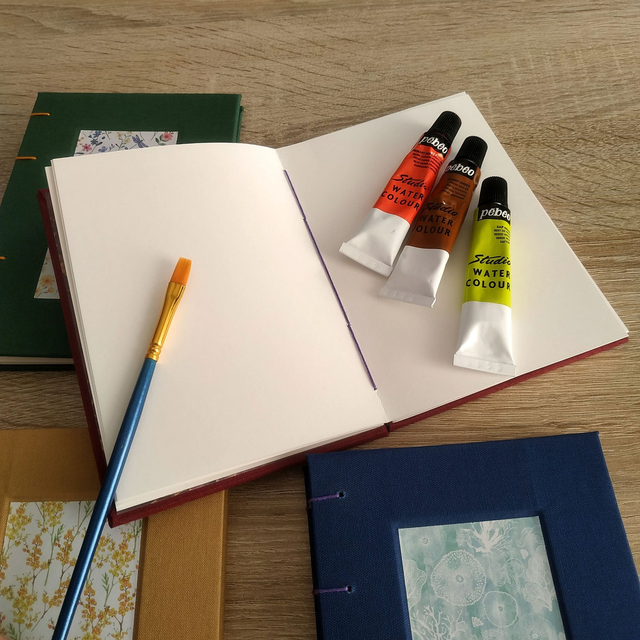 Carnet d'artiste A6 multitechnique (aquarelle, dessin...)