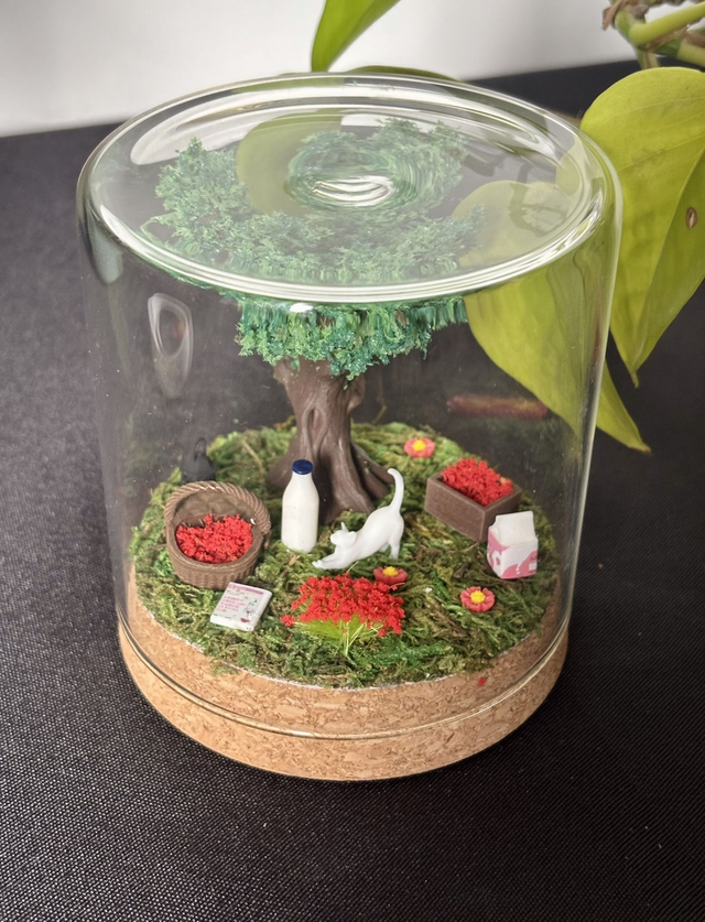 🍃 Terrarium verre 10cm - Édition été 