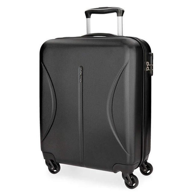 TROLLEY RIGIDO IN ABS NERO CM 55X40X20