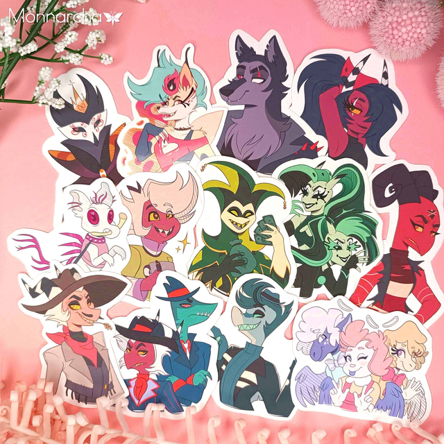 Helluva Boss Stickers •  Side characters