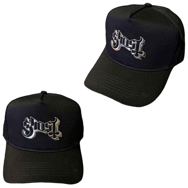 GHOST UNISEX BASEBALL CAP: LOGO (SONIC SILVER)