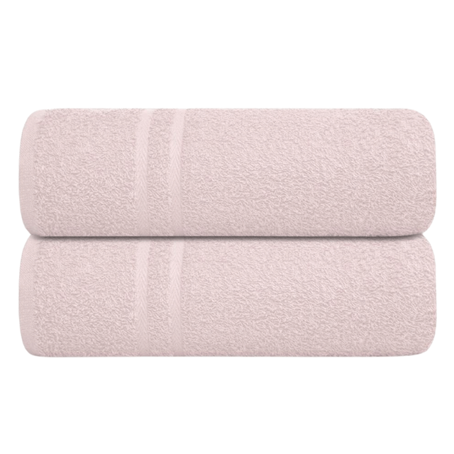 Luxury Soft Cotton Chevron Hand Towel Blush Pink Size. 50cm x 80cm