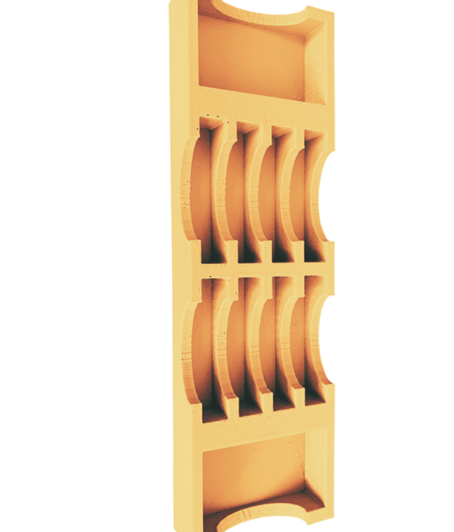 Yellow ink dauber storage tray holder