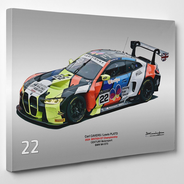 C240902 BMW M4 GT3 British GT 24 CenturyMotorsport #22