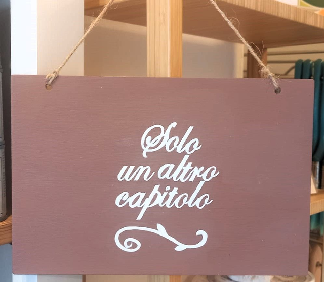 Targa in Legno 'Lettore'