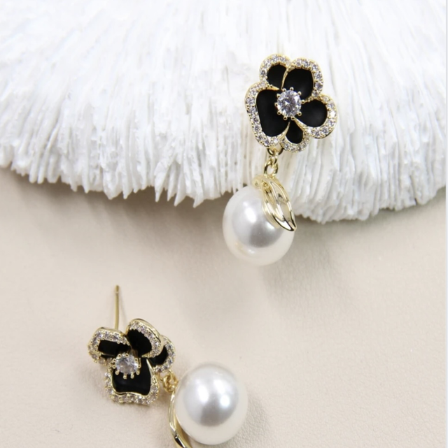 Boucles d’oreilles fleurs