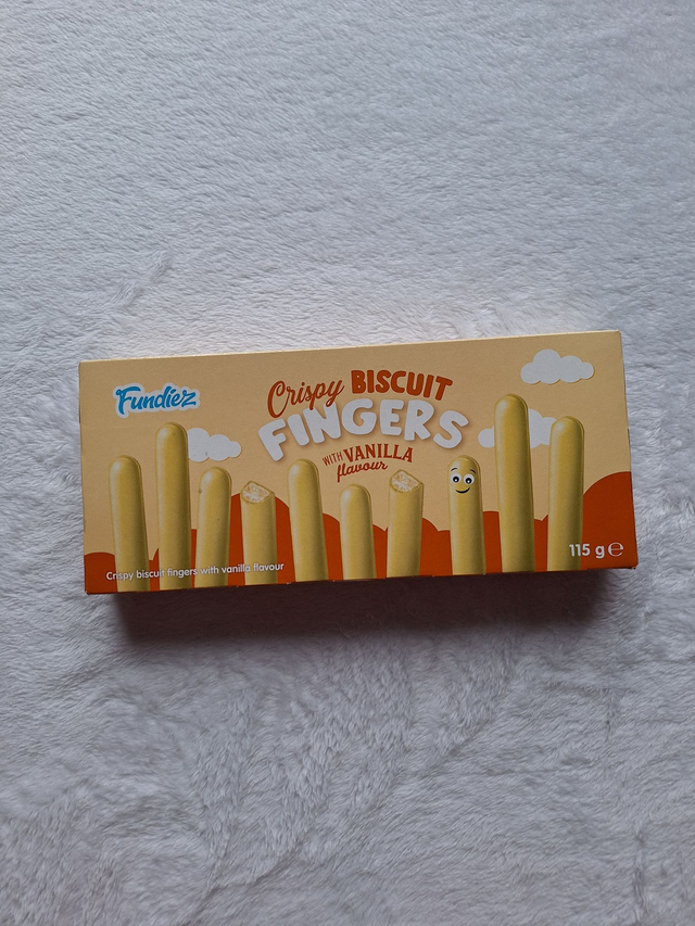 Crispy  Biscuit Fingers vanille 115 g