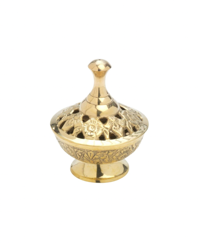 Encensoir en laiton « flora »