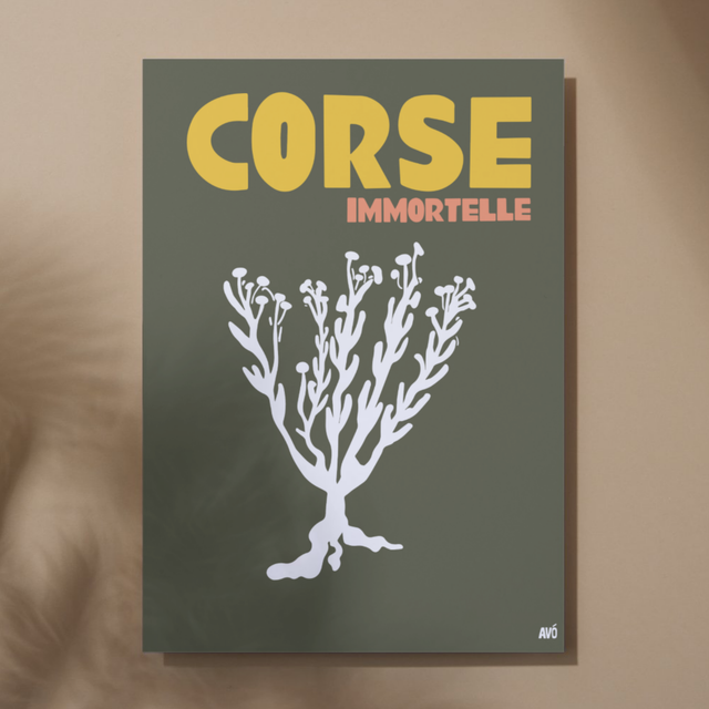 Affiche Corse Immortelle