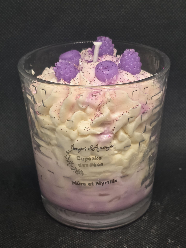 Cupcake des fées Parfum mûre myrtille 