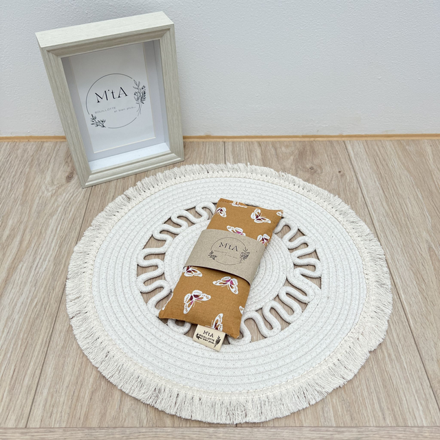 Bouillotte Mini Papillons sur fond jaune