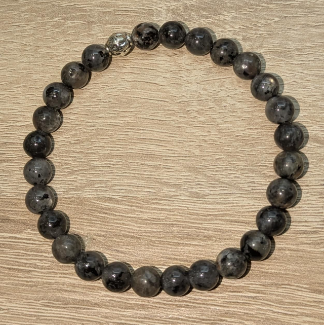 Bracelet "Yooperlite" 6mm BR-016