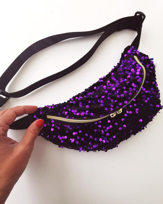 Banane THELMA sequin violet 