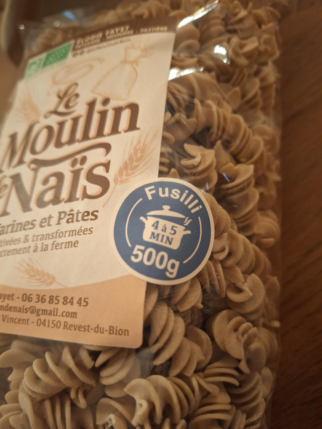 Pâtes fusilli