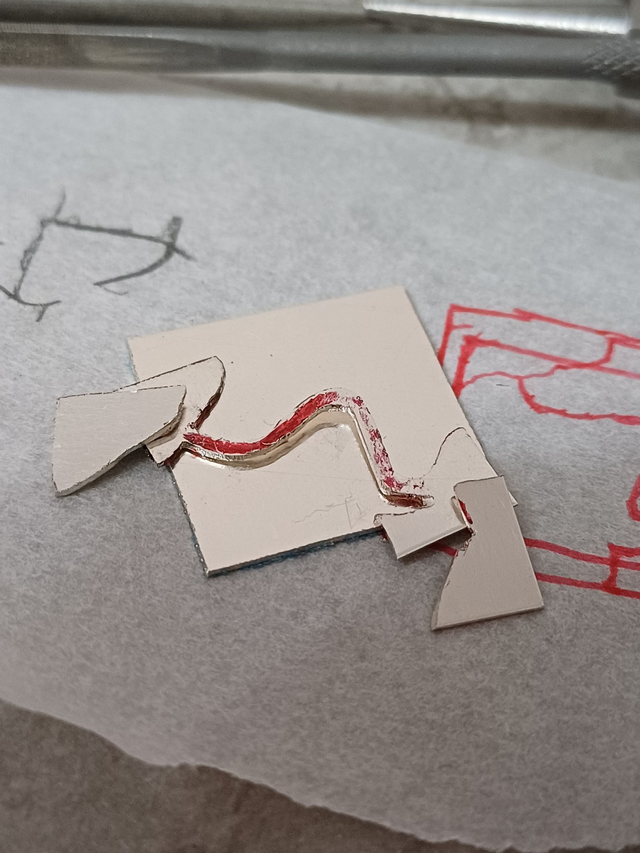 English Channel Swim Track Necklace