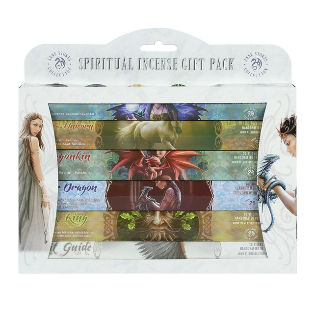 Coffret cadeau de bâtonnets d&#039;encens spirituels par Anne Stokes