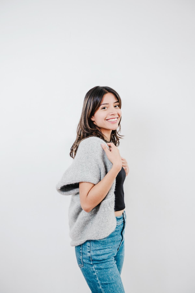 Alpaca Weste CHALECO - grau