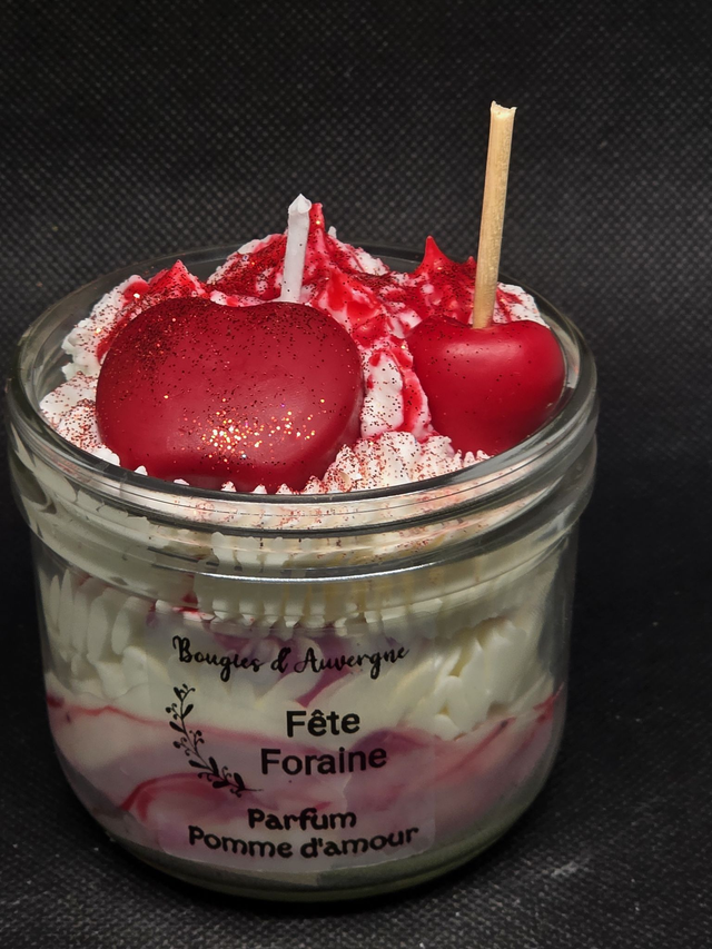 Bougie FETE FORAINE Parfum Pomme d’amour