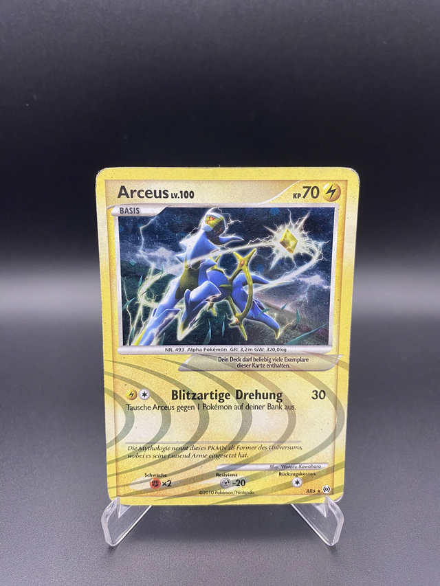 Arceus LV.100 (AR6) Platin Arceus - Played - DE - Holo Rare