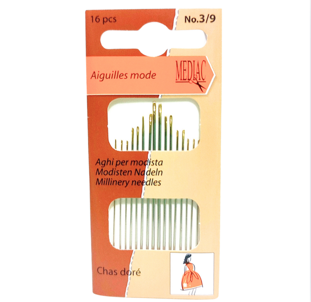 Aiguilles 3/9 à Coudre longues 