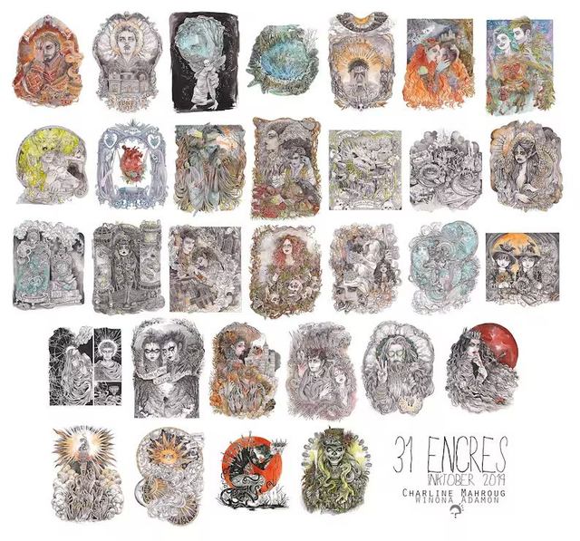 31 Encres (Inktober 2019) - ArtBook