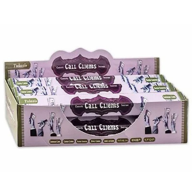 Caja GRANDE  6 uni. Incienso Tulasi Call Cliems