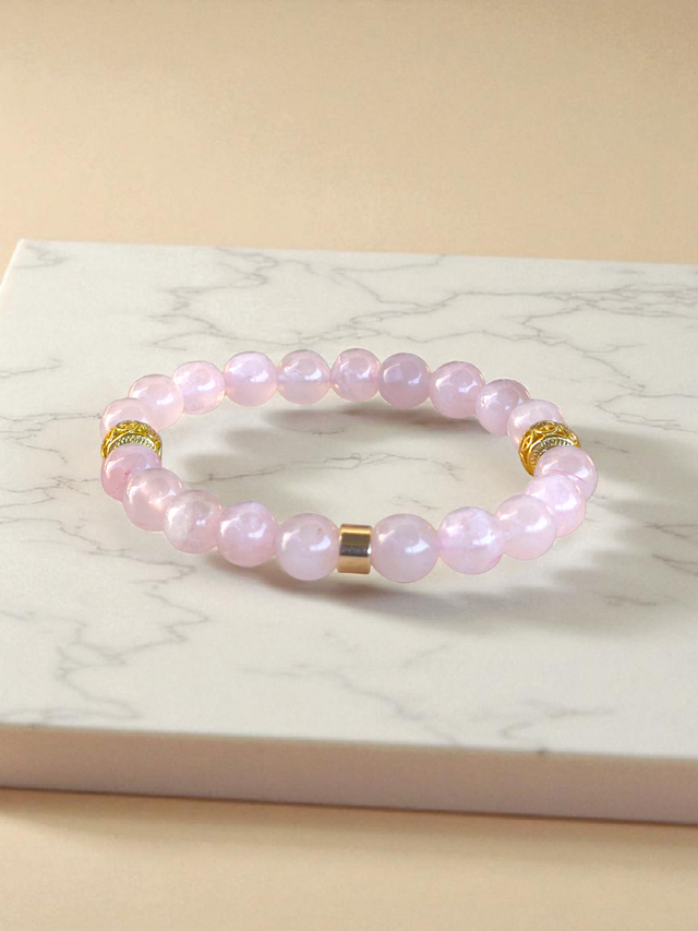 Bracelet AURELIA – Quartz rose