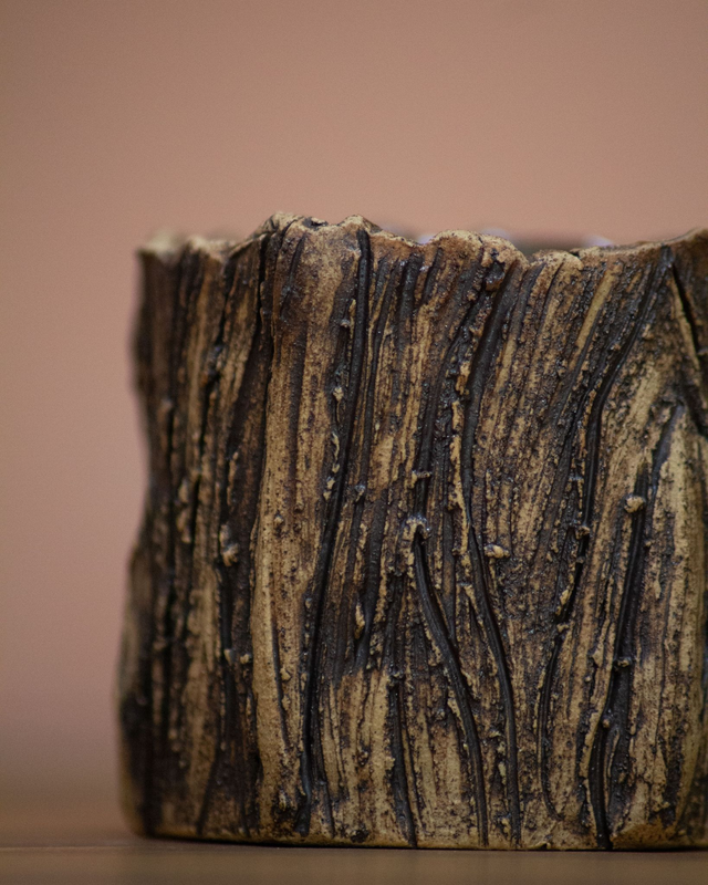 Mini Tree Stump Pot