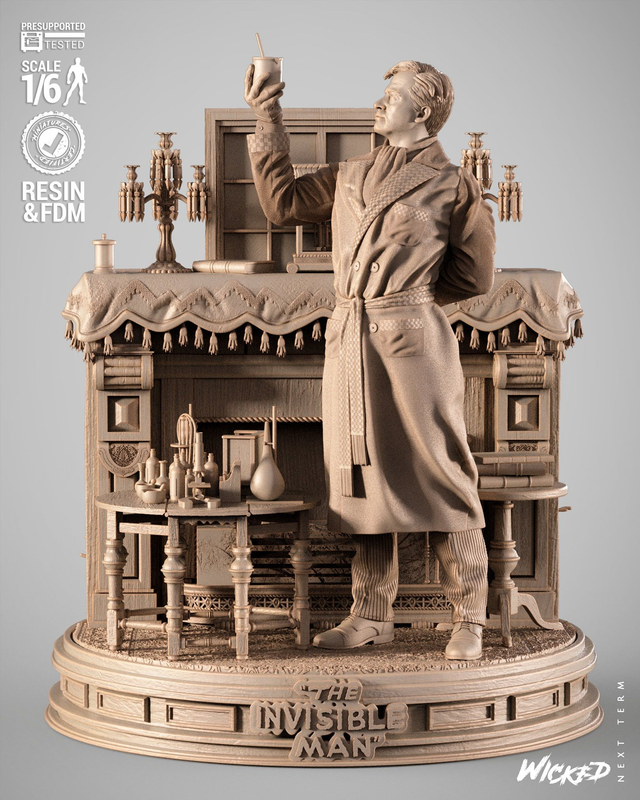 Statue L&#039;HOMME INVISIBLE série movie