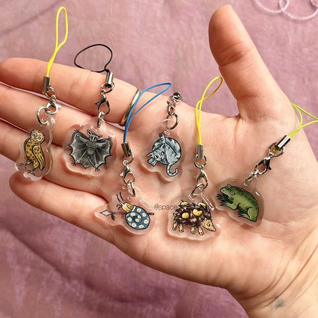 Medieval critters phone charms (obeski za telefon)