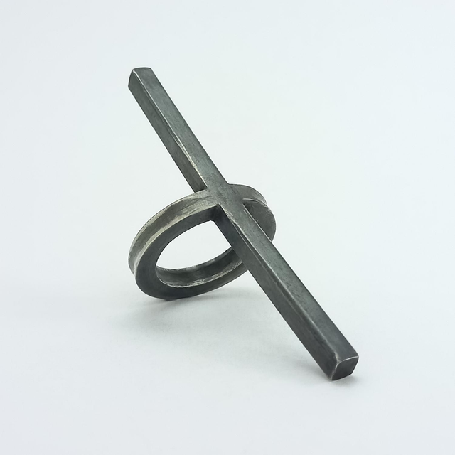 ENCUENTROS. Anillo de plata