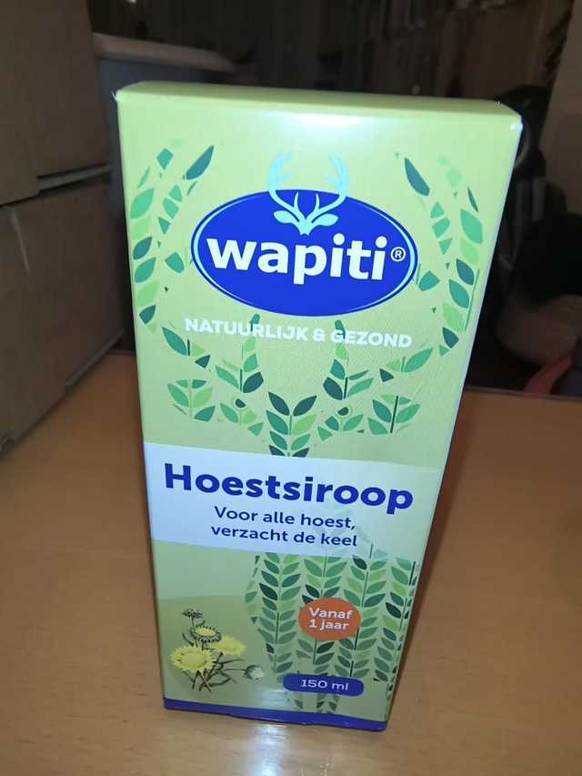 Wapiti - hoestsiroop voor alle hoest 150ml