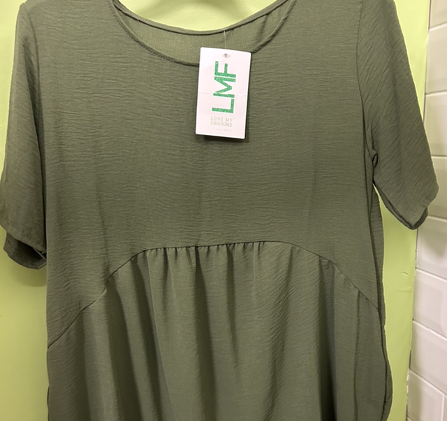 LMF - Green Silk Touch Top - 787