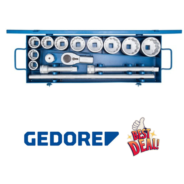 Steckschlüssel-Satz 1" UD-Profil 15-teilig 36-80 mm D 21 EMU-10 