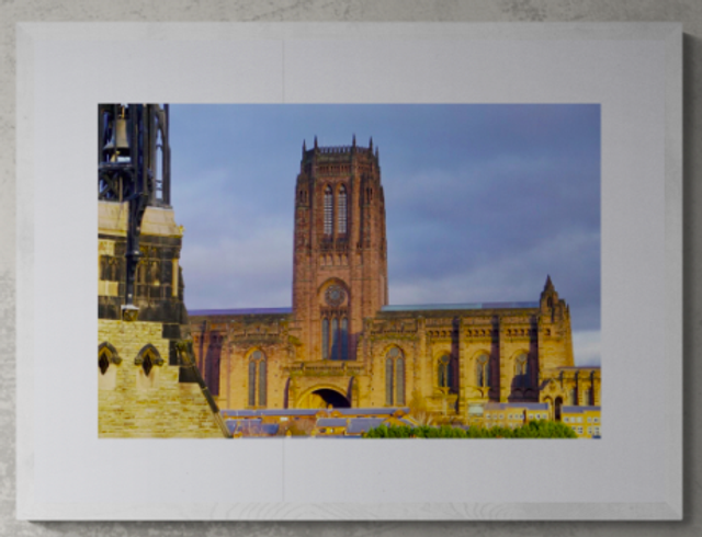 Golden Sunset Cathedral - Print
