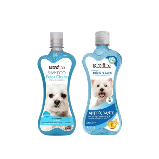 Shampoo Pelos Claros Petbrilho 500 ml