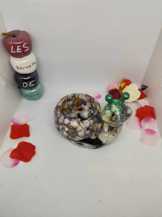 pot de fleur escargot 