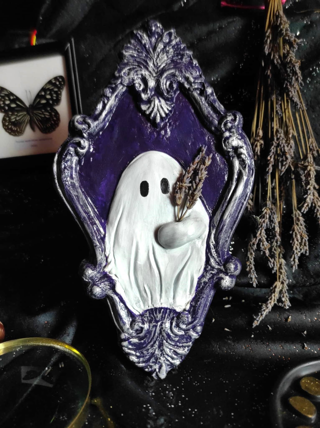 Cadre petit Fantome Violet