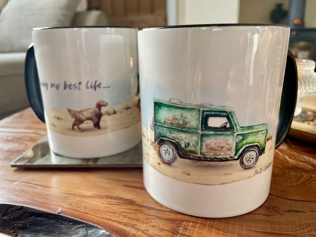 Land Rover Watercolour Mug