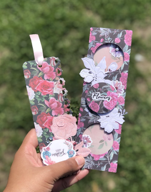 Marque-pages fleuris