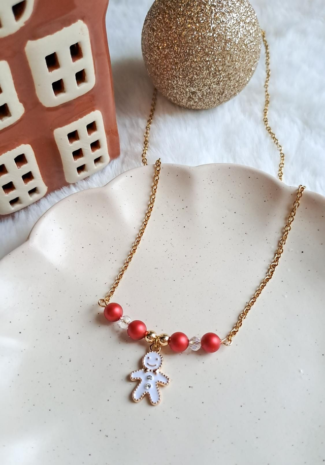 Collier pain d&#039;épice 