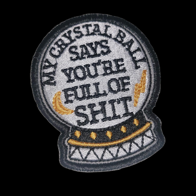 My Crystal Ball - iron on patch 