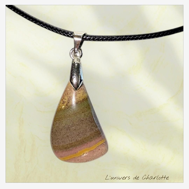 Pendentif &quot;Jaspe impérial&quot; PN-079